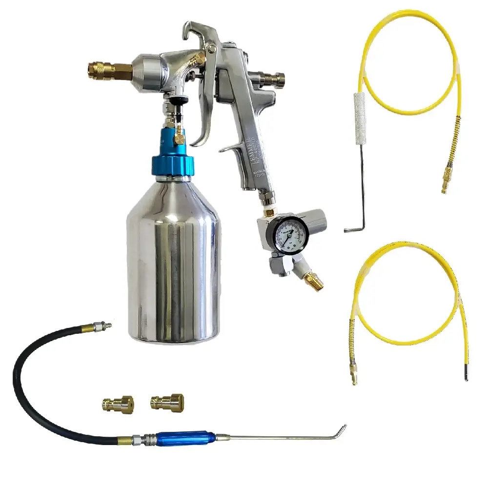 Lemmer RP-460HD Deluxe professional rustproofing canister gun with extension nozzle kit